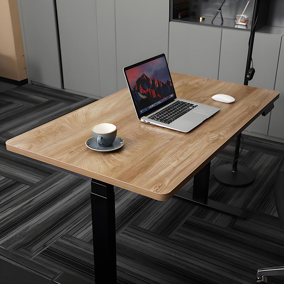 Oval Smart Lift Desk Frame